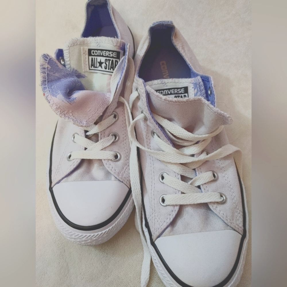 Pale Purple Converse Sneakers Junior Size 5